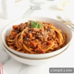 Authentic Bucatini Bolognese Perfection 12 The Best Bucatini Bolognese by The BakerMama