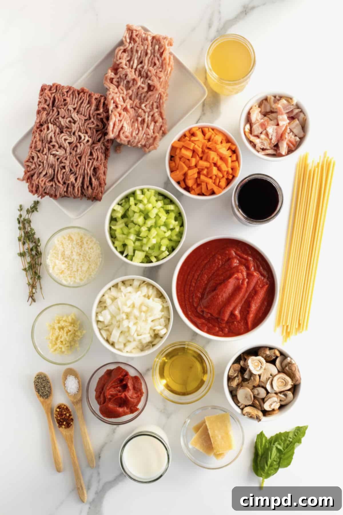 Authentic Bucatini Bolognese Perfection 6 The Best Bucatini Bolognese by The BakerMama