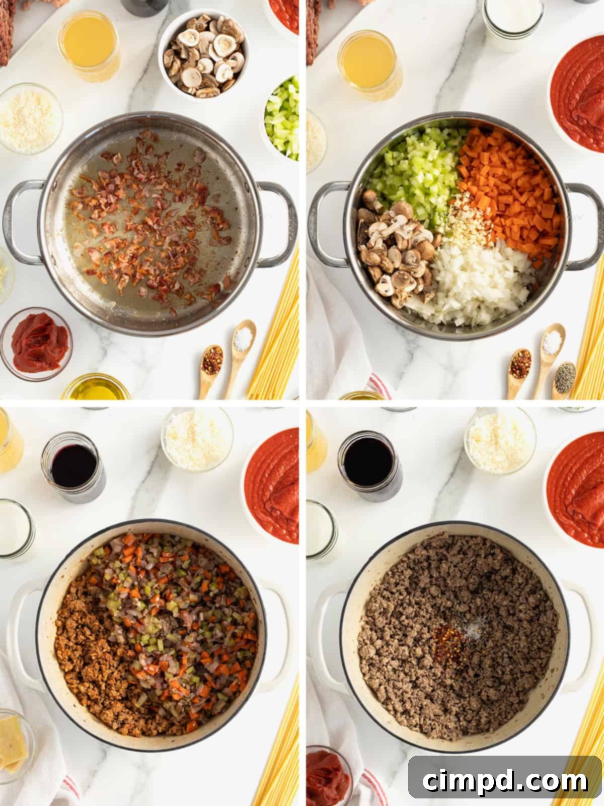 Authentic Bucatini Bolognese Perfection 7 The Best Bucatini Bolognese by The BakerMama