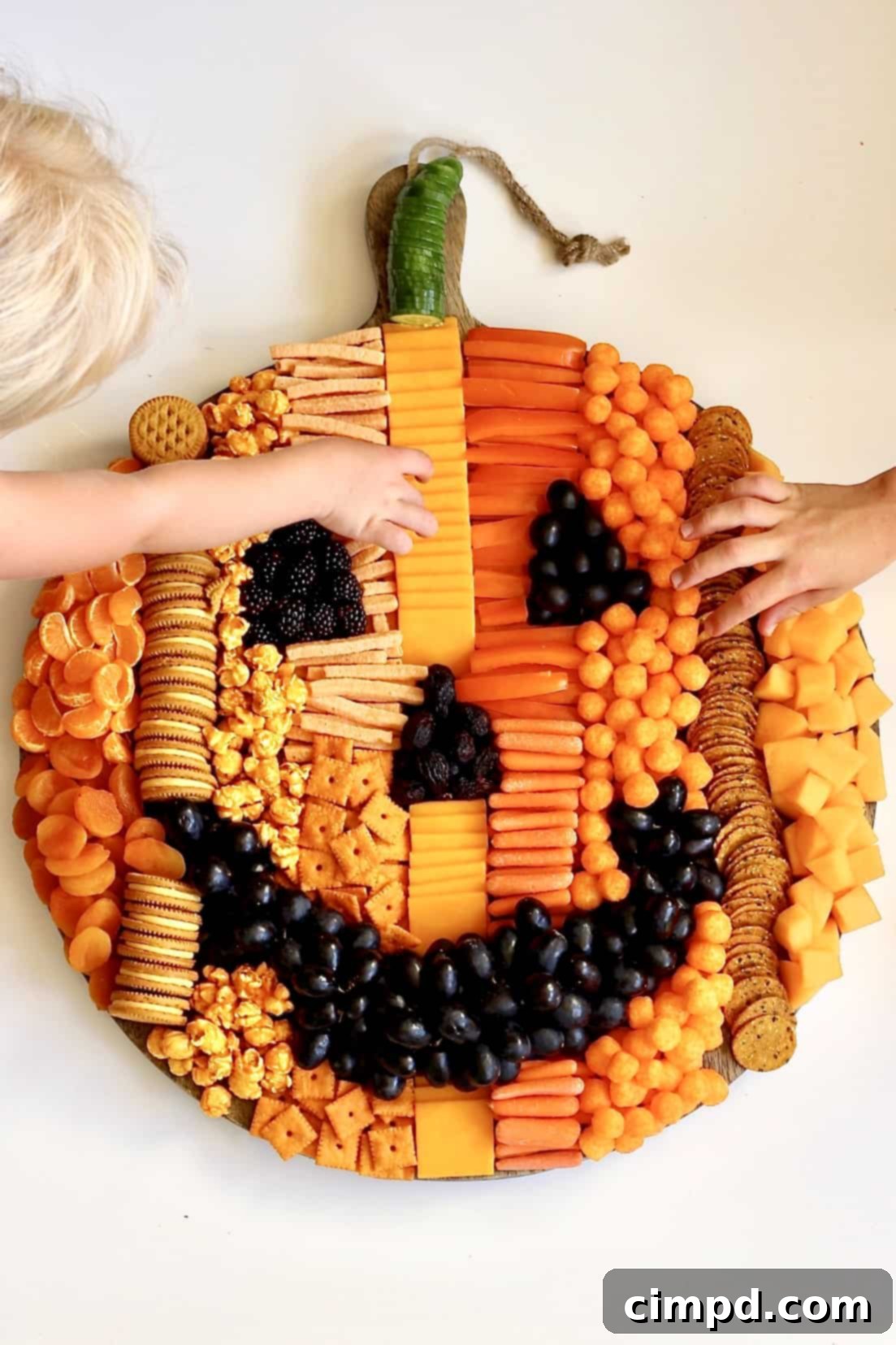 Pumpkin Snack Board by The BakerMama