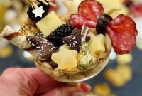 New Year’s Eve Charcuterie Shooters