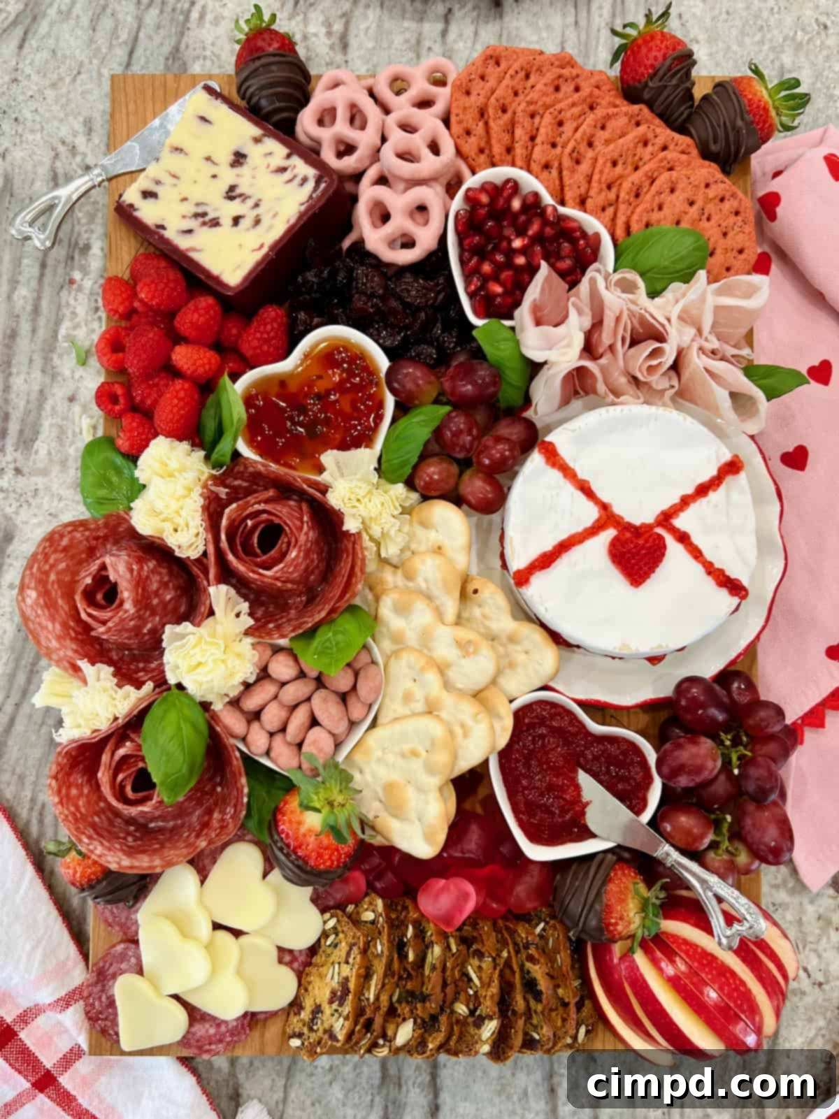 Valentine's Day Keepsake Board 2 Valentine's Day Charcuterie Board